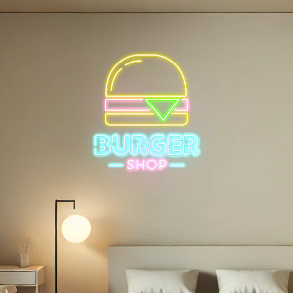 Buger Neon Sign Image